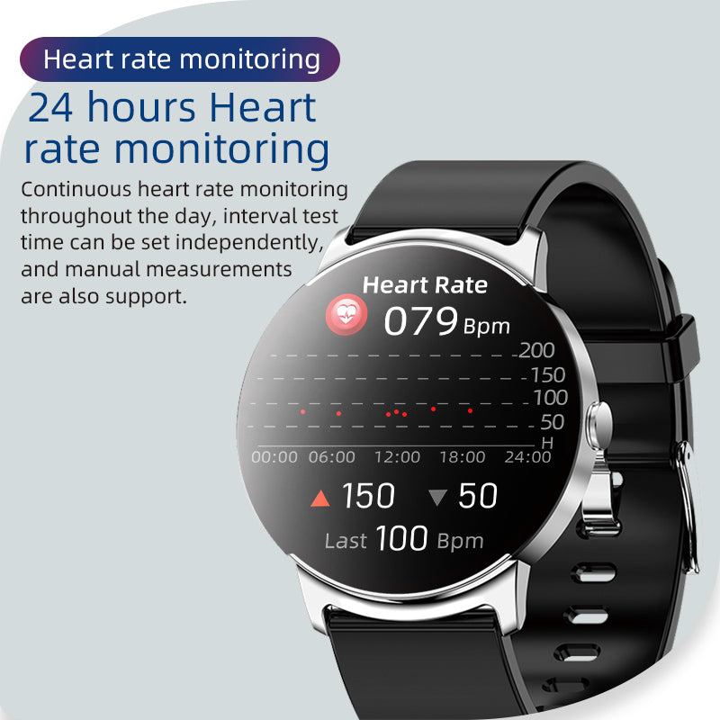 BEARSCOME BCKS02 Measure Blood Glucose Blood Oxygen Blood Pressure Heart Rate Bluetooth Smartwatch